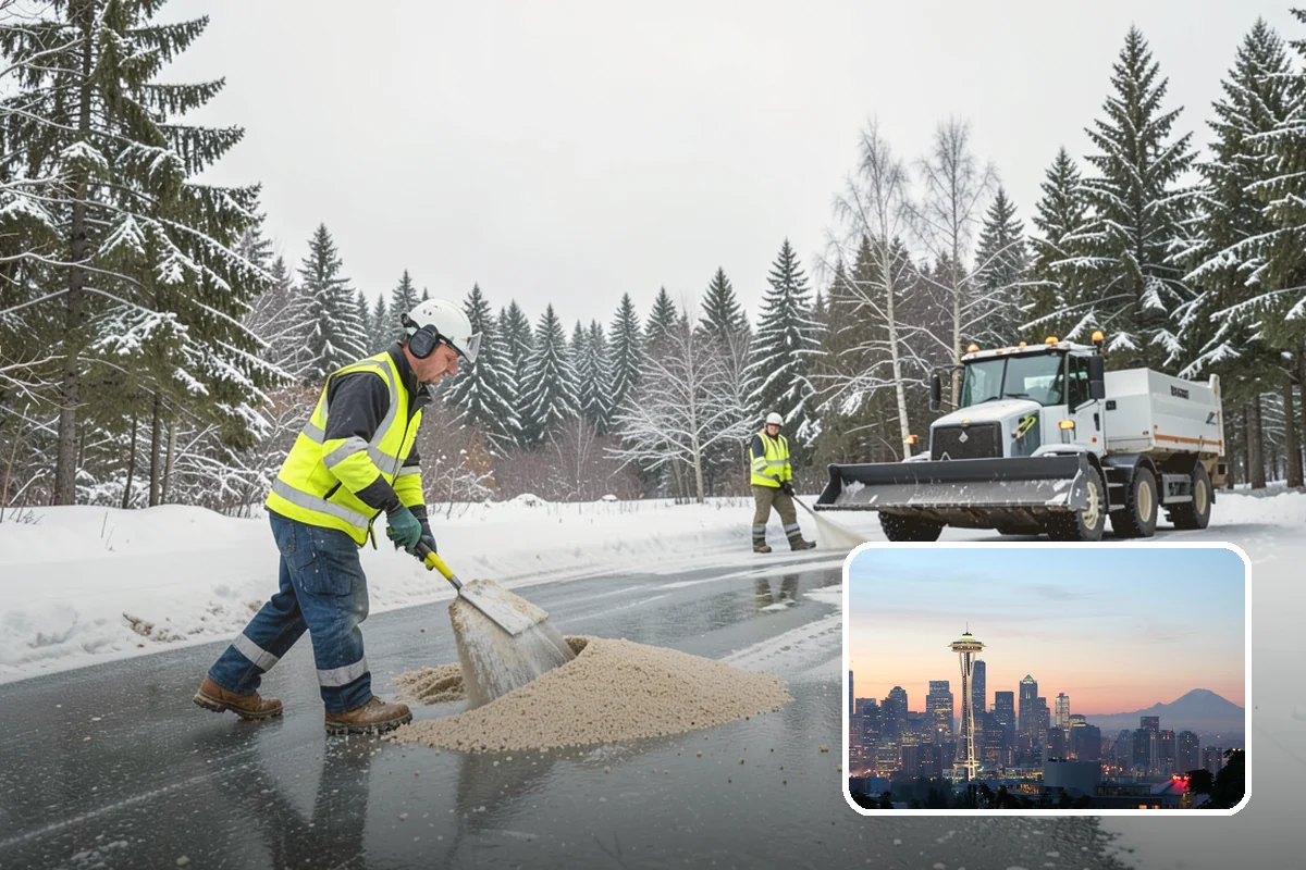 Wet Snow Removal in Seattle, King County, WA - Equipment tuned for the dense, water-heavy snow our region actually gets