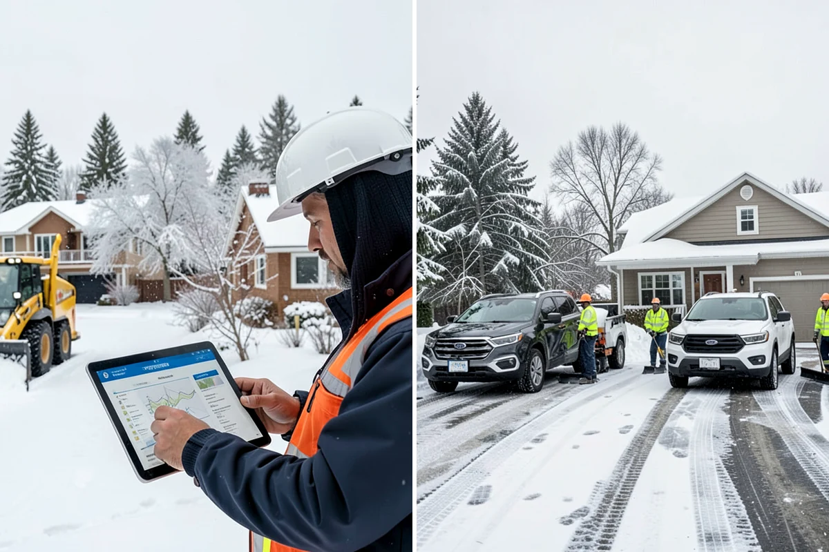 Wet Snow Removal in Sedro-Woolley, Skagit County, WA - Assess snow moisture content and depth on arrival