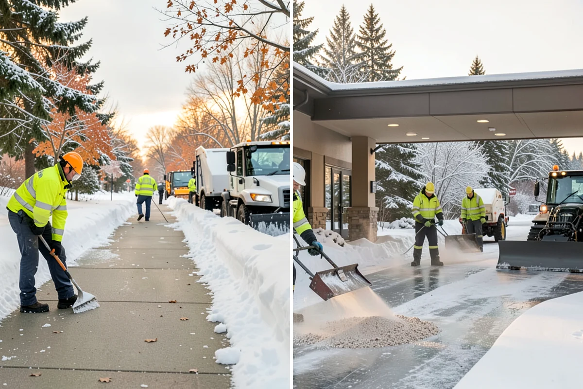 Wet Snow Removal in Shoreline, King County, WA - Assess snow moisture content and depth on arrival