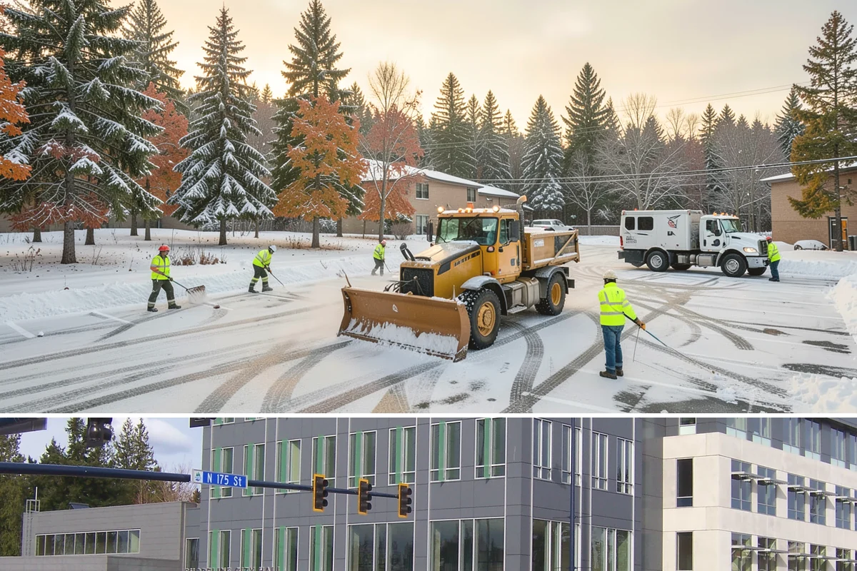 Wet Snow Removal in Shoreline, King County, WA - Wet snow events are common from late November through February whenever lowland temperatures hover right around the freezing mark...