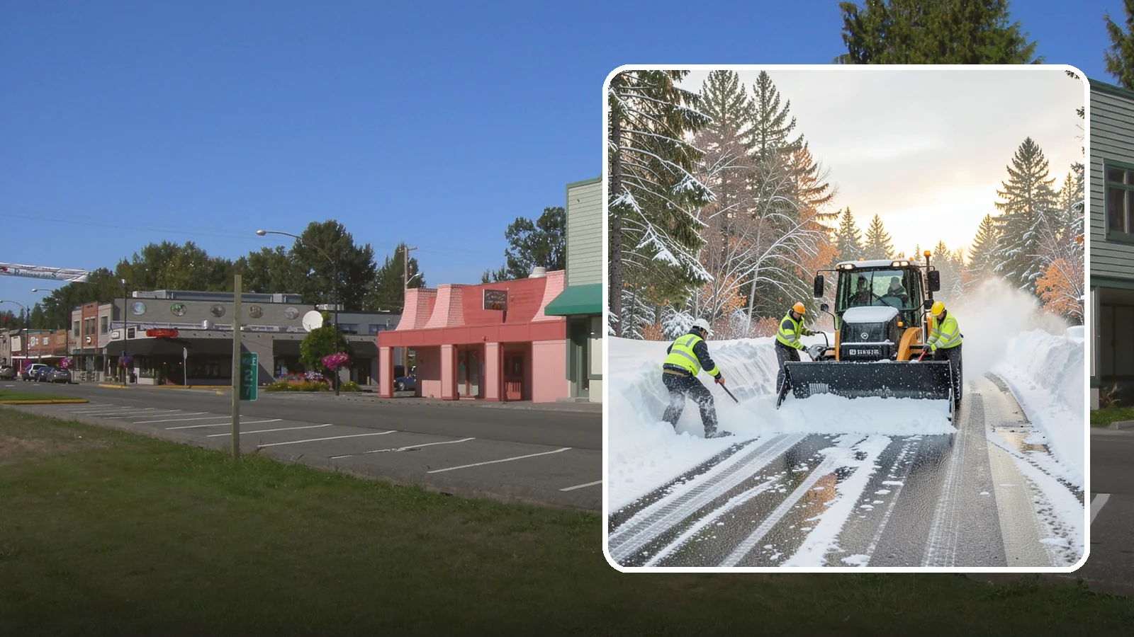 Wet Snow Removal in Snoqualmie, King County, WA - We clear the heavy, water-laden snow typical of Western Washington before it compacts into stubborn ice.