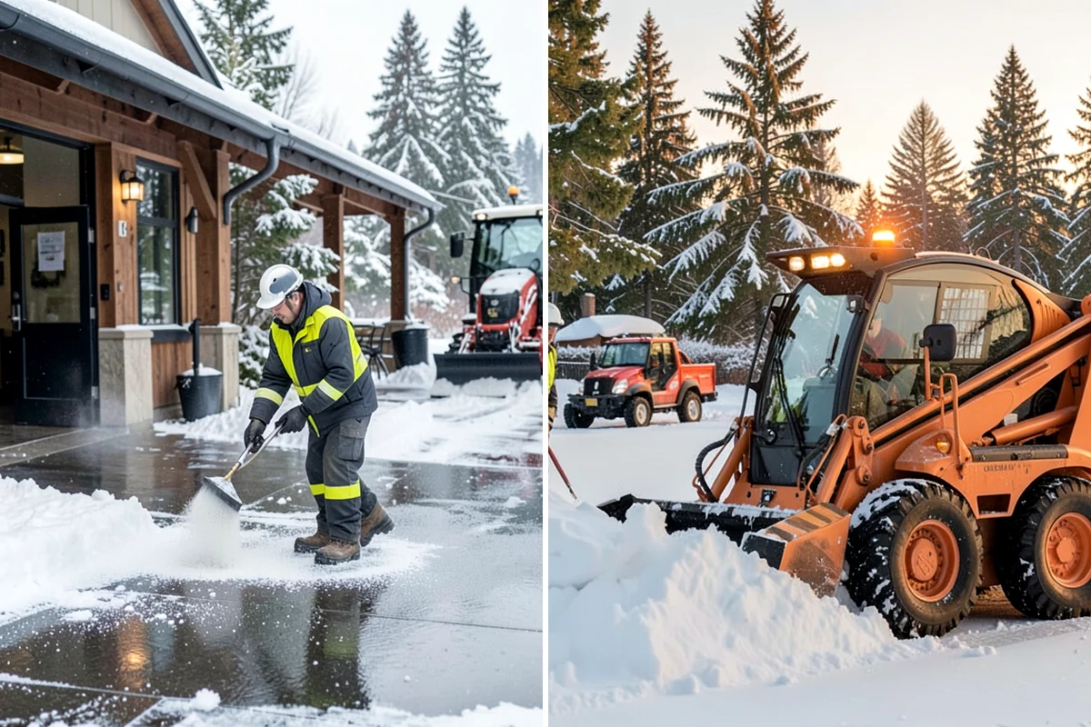 Wet Snow Removal in Snoqualmie, King County, WA - Assess snow moisture content and depth on arrival