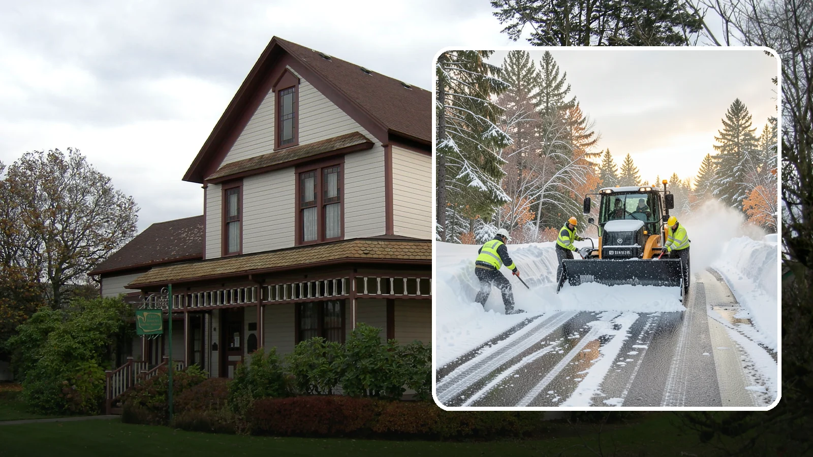 Wet Snow Removal in Sumner, Pierce County, WA - We clear the heavy, water-laden snow typical of Western Washington before it compacts into stubborn ice.