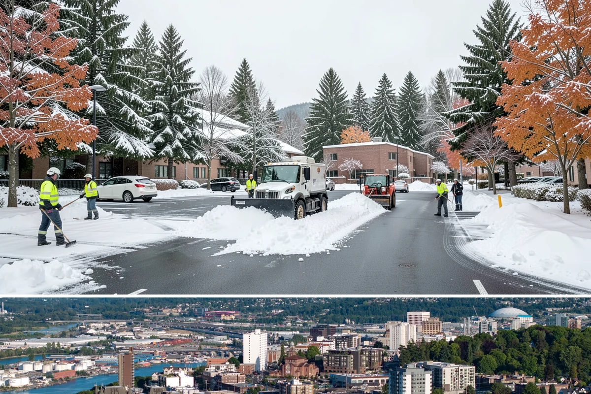 Wet Snow Removal in Tacoma, Pierce County, WA - Wet snow events are common from late November through February whenever lowland temperatures hover right around the freezing mark...