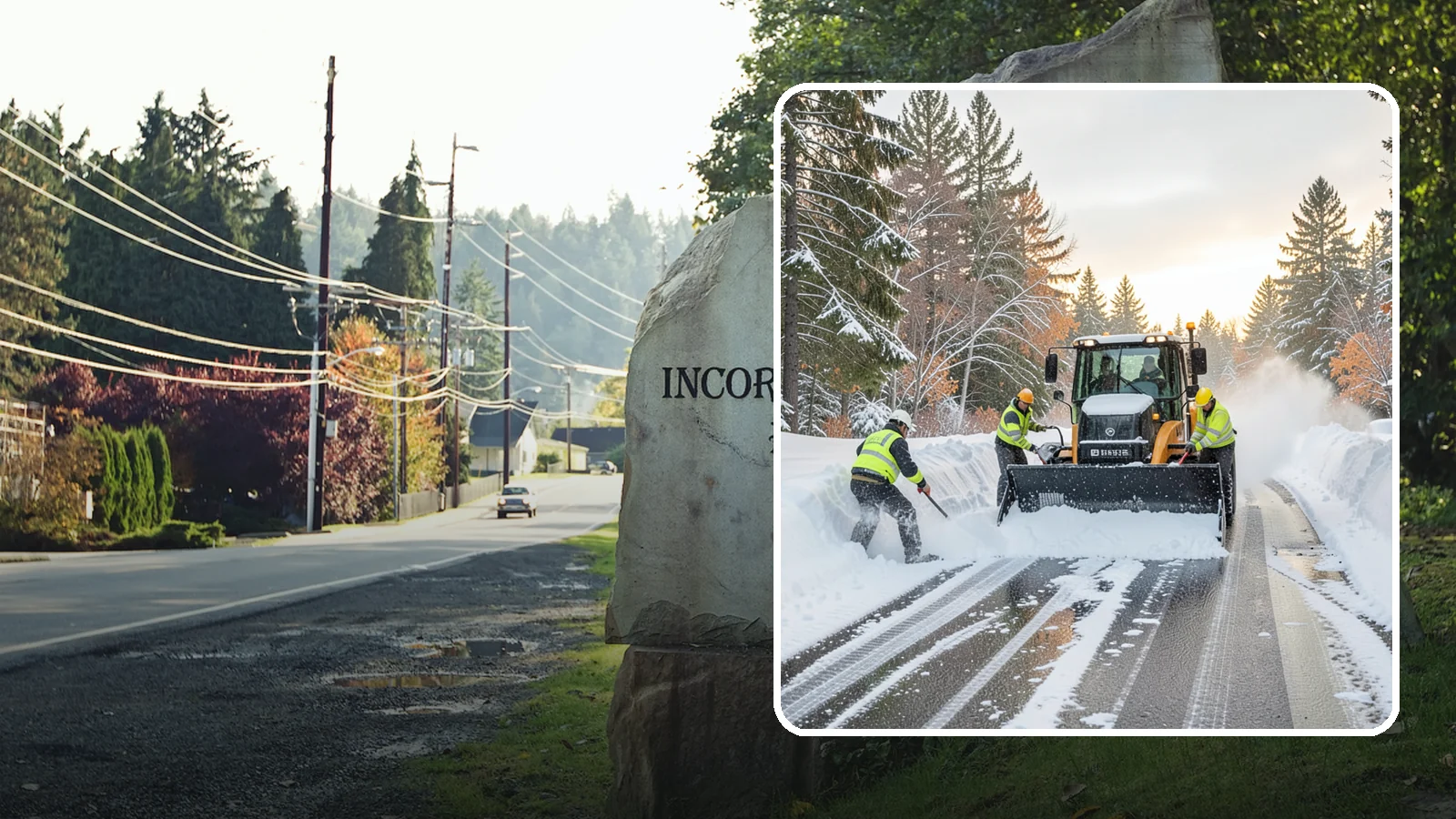 Wet Snow Removal in Wilkeson, Pierce County, WA - We clear the heavy, water-laden snow typical of Western Washington before it compacts into stubborn ice.