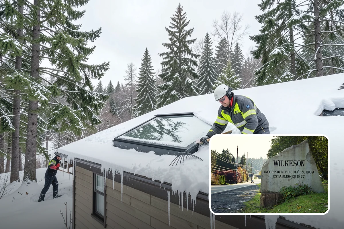 Wet Snow Removal in Wilkeson, Pierce County, WA - Equipment tuned for the dense, water-heavy snow our region actually gets