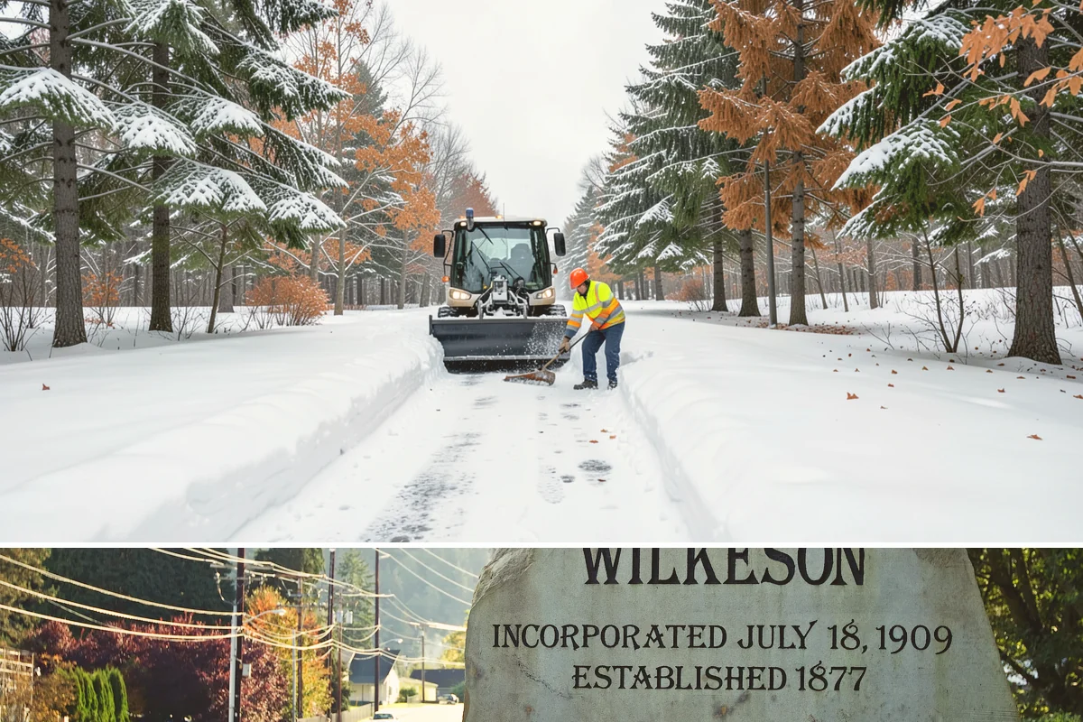 Wet Snow Removal in Wilkeson, Pierce County, WA - Wet snow events are common from late November through February whenever lowland temperatures hover right around the freezing mark...