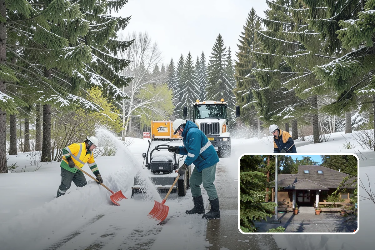 Wet Snow Removal in Yarrow Point, King County, WA - Equipment tuned for the dense, water-heavy snow our region actually gets
