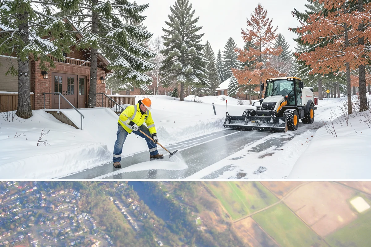 Wheelchair Access Clearing in Algona, King County, WA - Wheelchair access clearing must be maintained all season, with fast response whenever any part of the route becomes impassable.