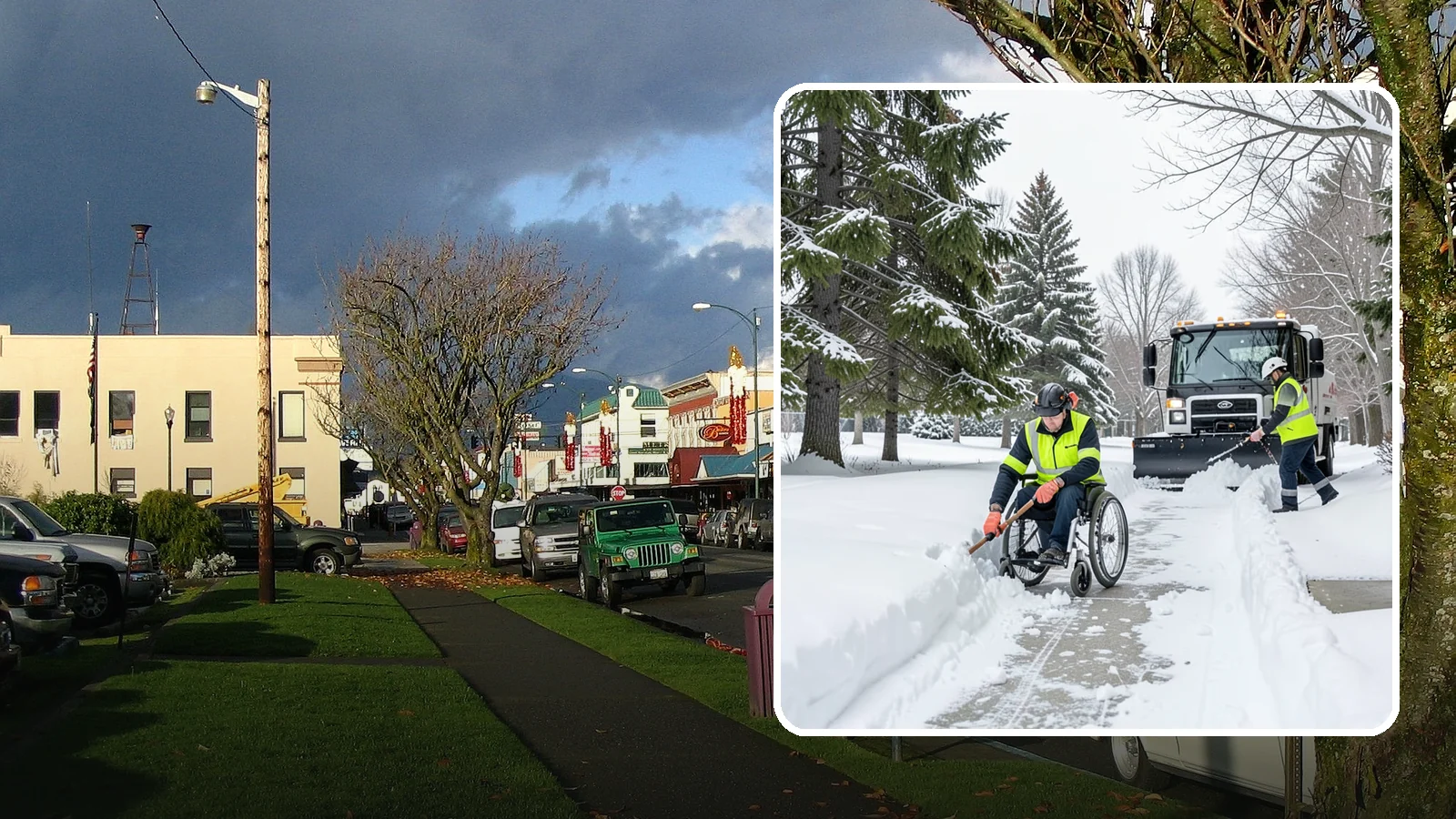 Wheelchair Access Clearing in Arlington, Snohomish County, WA - We clear the complete wheelchair-accessible route so mobility-device users can move safely across the property.