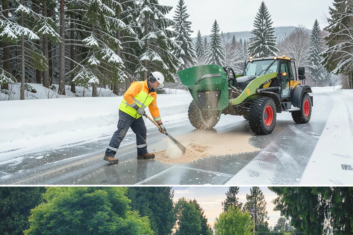 Wheelchair Access Clearing in Bonney Lake, Pierce County, WA - Wheelchair access clearing must be maintained all season, with fast response whenever any part of the route becomes impassable.