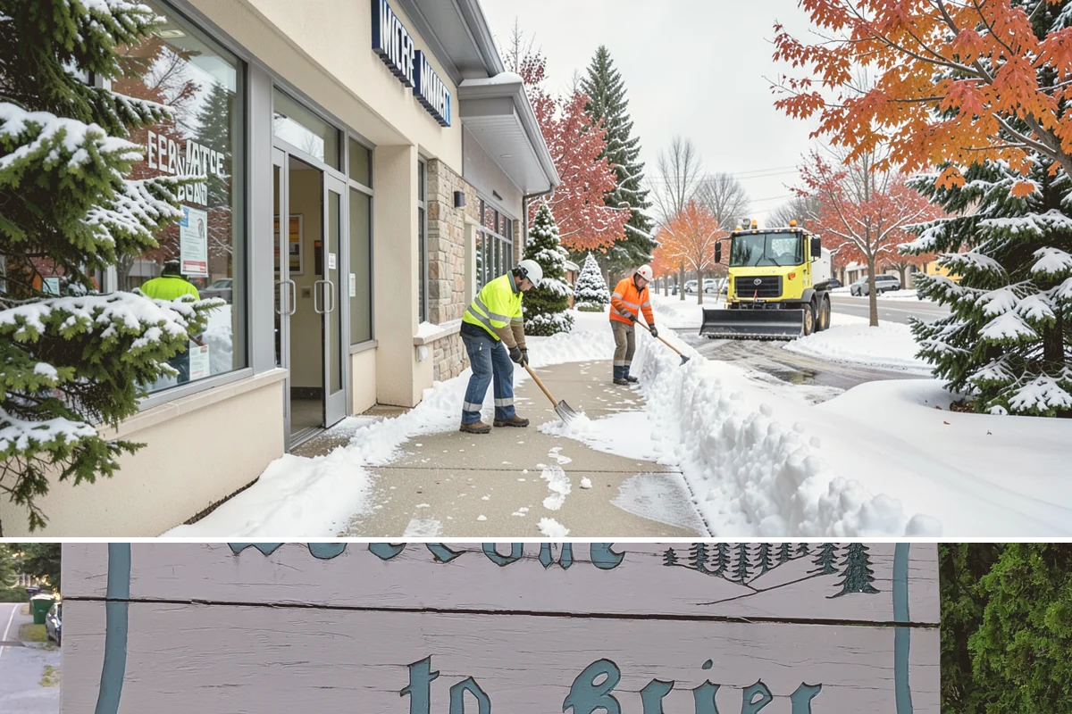 Wheelchair Access Clearing in Brier, Snohomish County, WA - Wheelchair access clearing must be maintained all season, with fast response whenever any part of the route becomes impassable.