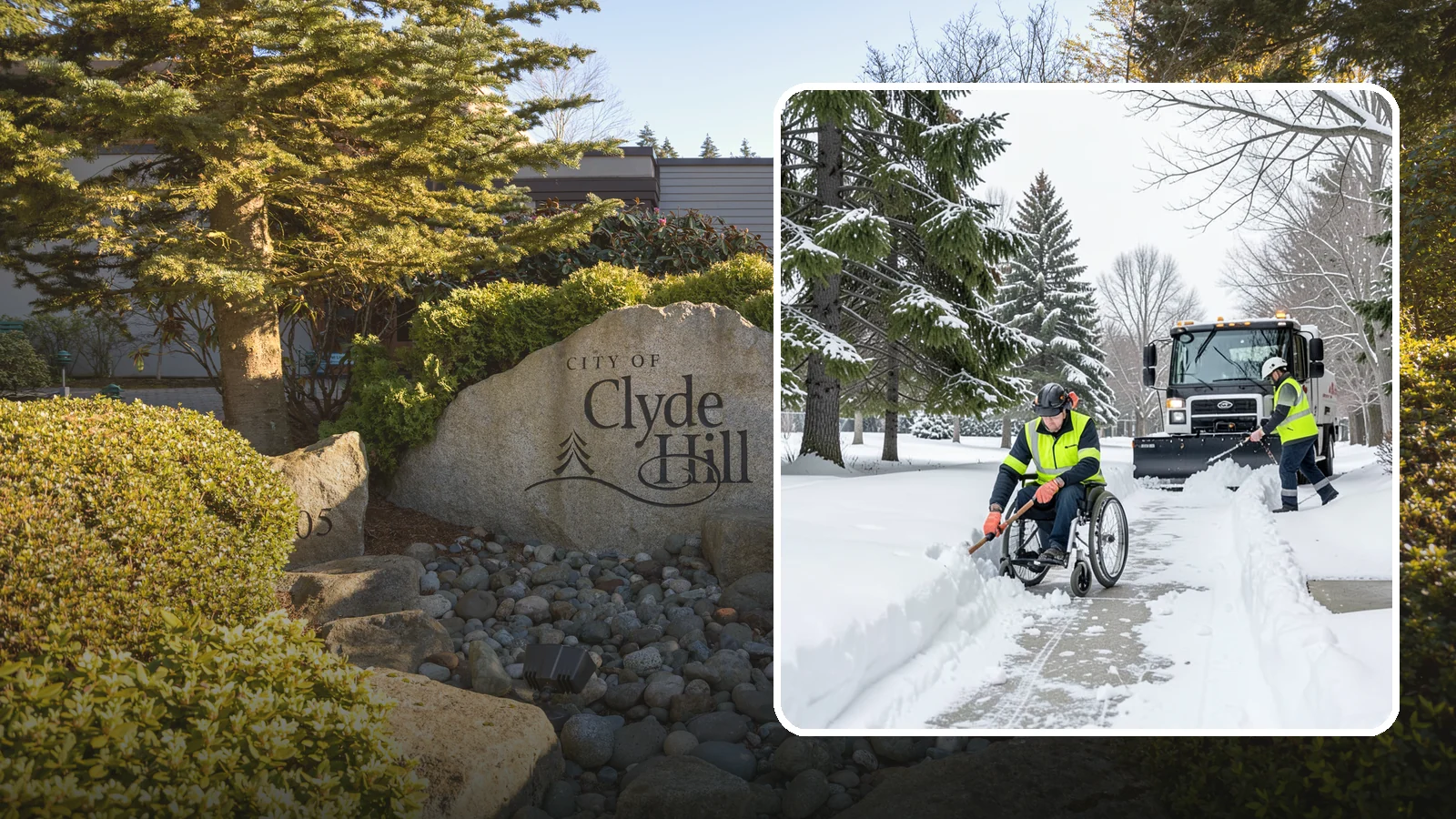 Wheelchair Access Clearing in Clyde Hill, King County, WA - We clear the complete wheelchair-accessible route so mobility-device users can move safely across the property.