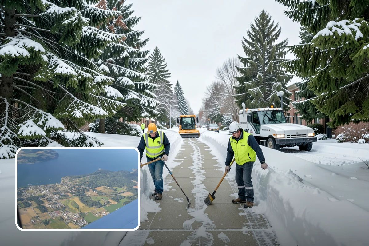 Wheelchair Access Clearing in Coupeville, Island County, WA - Maintains a continuous, unbroken accessible route