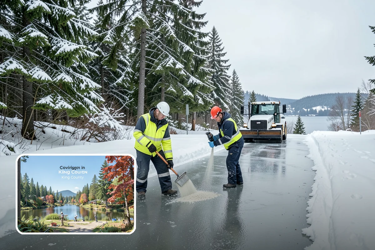 Wheelchair Access Clearing in Covington, King County, WA - Maintains a continuous, unbroken accessible route