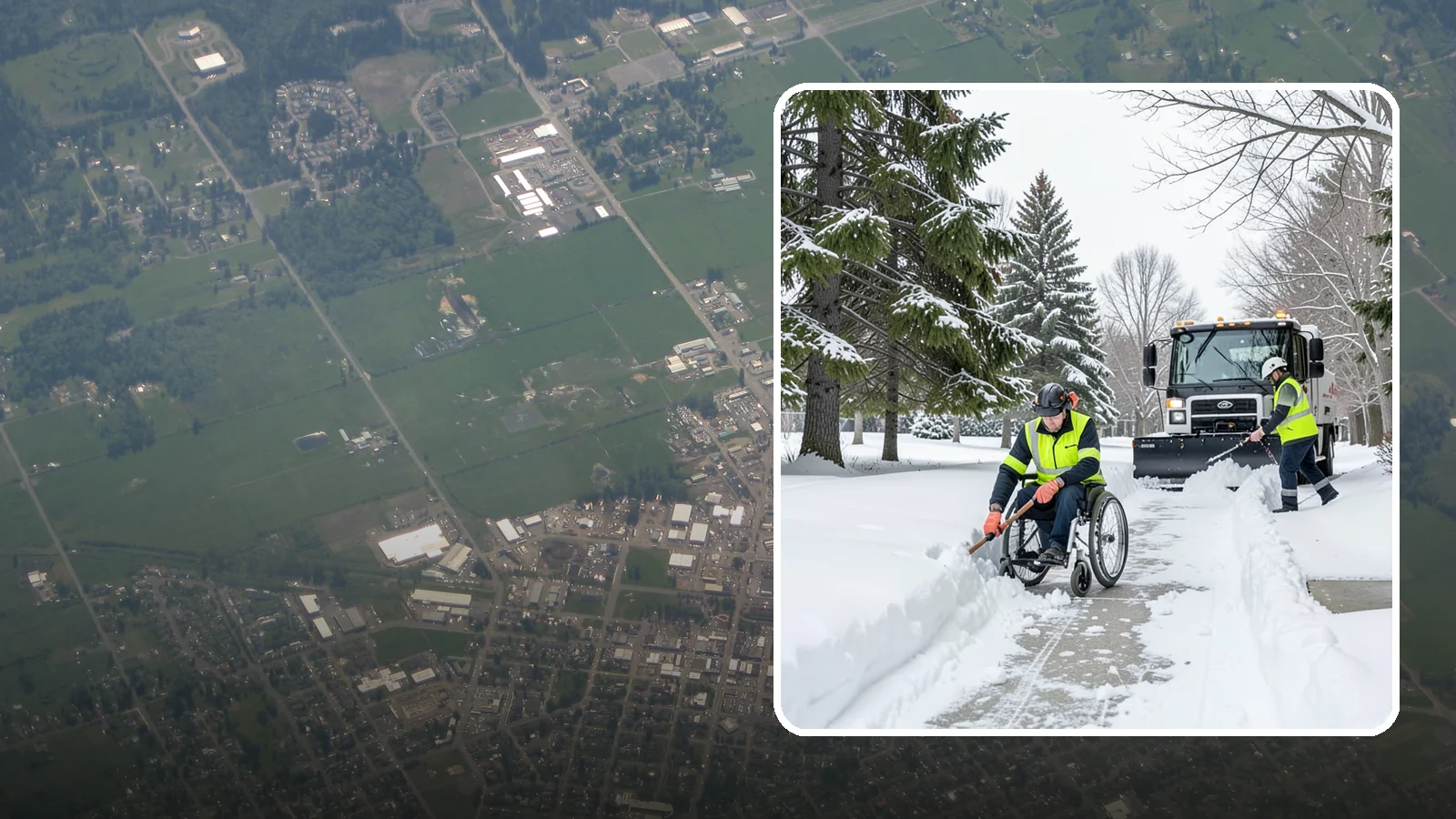 Wheelchair Access Clearing in Enumclaw, King County, WA - We clear the complete wheelchair-accessible route so mobility-device users can move safely across the property.