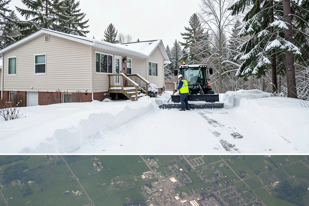 Wheelchair Access Clearing in Enumclaw, King County, WA - Wheelchair access clearing must be maintained all season, with fast response whenever any part of the route becomes impassable.