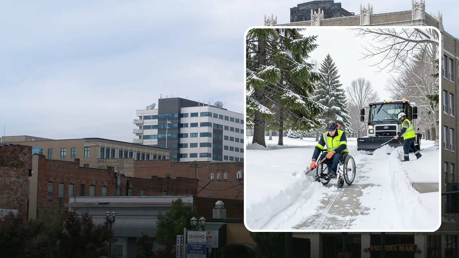 Wheelchair Access Clearing in Everett, Snohomish County, WA - We clear the complete wheelchair-accessible route so mobility-device users can move safely across the property.