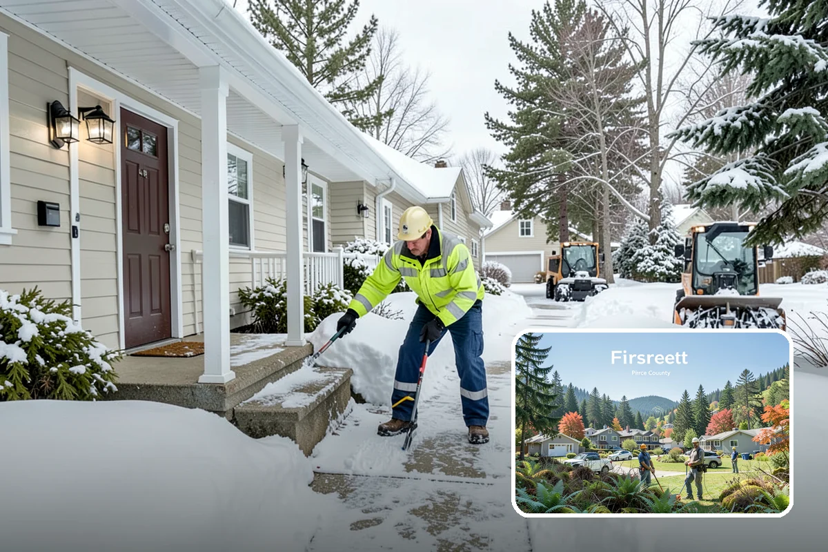 Wheelchair Access Clearing in Fircrest, Pierce County, WA - Maintains a continuous, unbroken accessible route