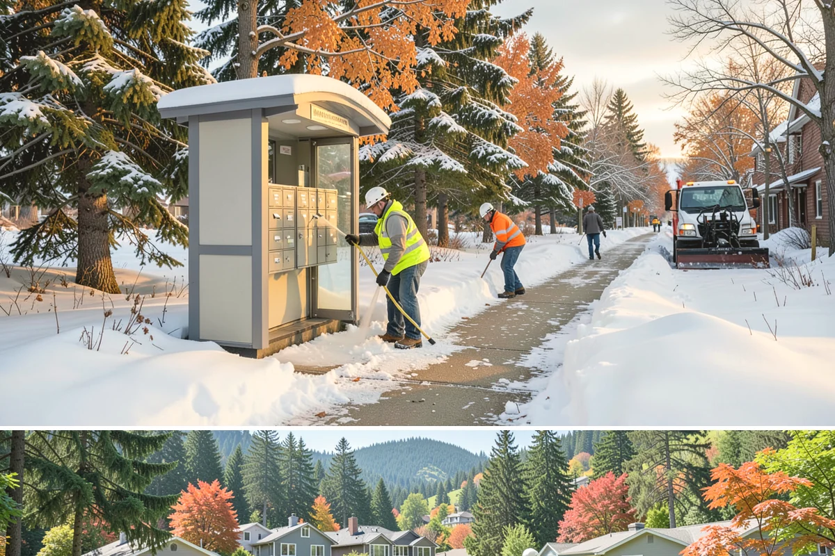 Wheelchair Access Clearing in Fircrest, Pierce County, WA - Wheelchair access clearing must be maintained all season, with fast response whenever any part of the route becomes impassable.