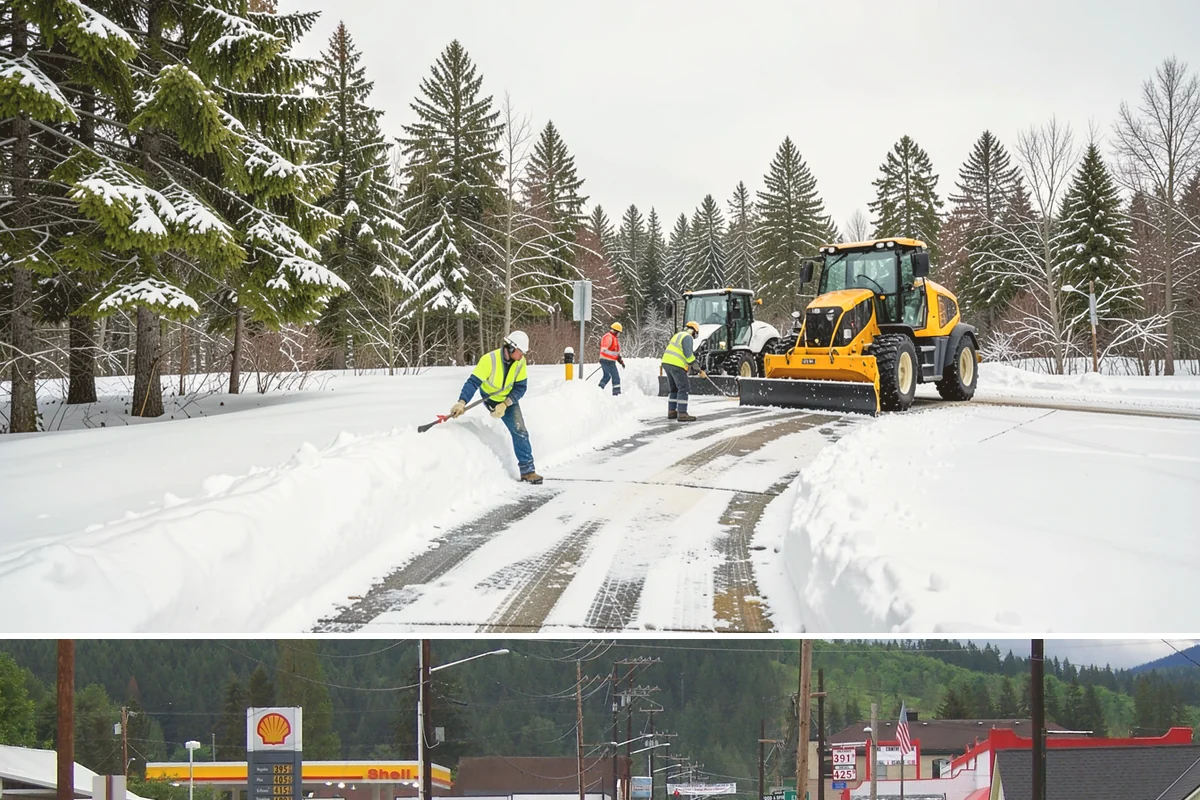 Wheelchair Access Clearing in Granite Falls, Snohomish County, WA - Wheelchair access clearing must be maintained all season, with fast response whenever any part of the route becomes impassable.