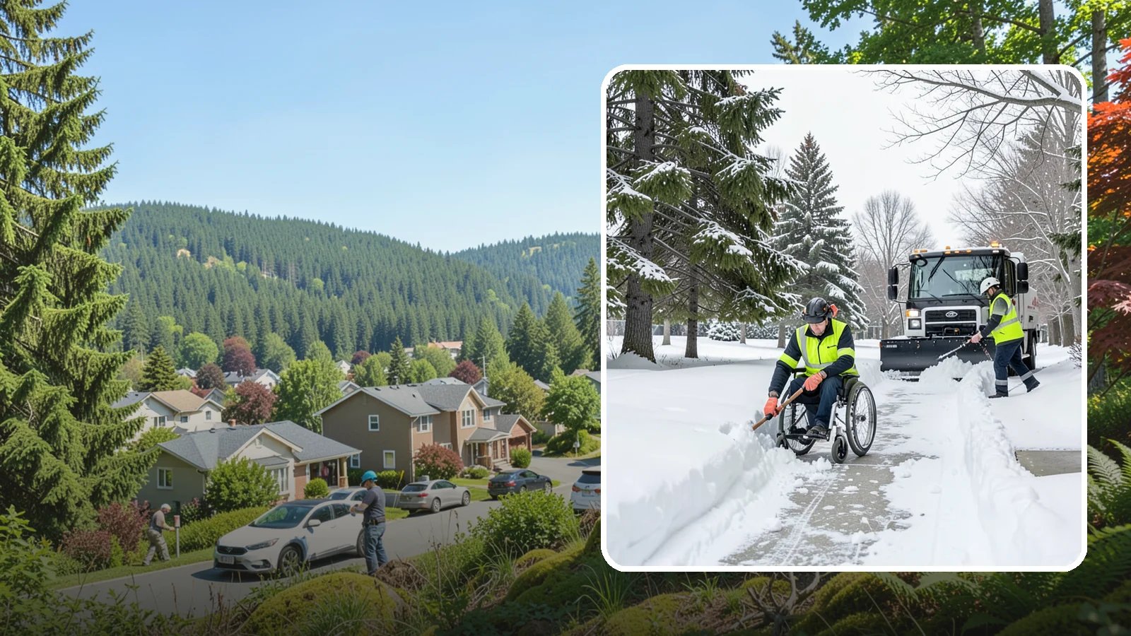 Wheelchair Access Clearing in Index, Snohomish County, WA - We clear the complete wheelchair-accessible route so mobility-device users can move safely across the property.