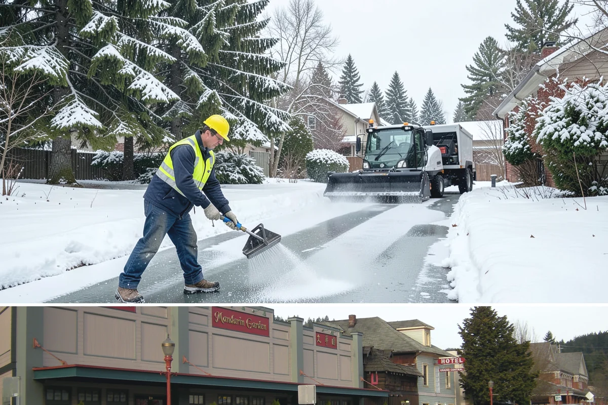 Wheelchair Access Clearing in Issaquah, King County, WA - Wheelchair access clearing must be maintained all season, with fast response whenever any part of the route becomes impassable.