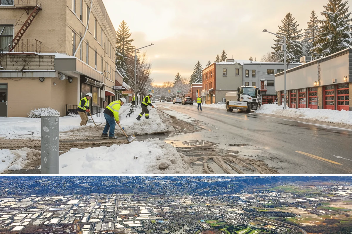 Wheelchair Access Clearing in Kent, King County, WA - Wheelchair access clearing must be maintained all season, with fast response whenever any part of the route becomes impassable.