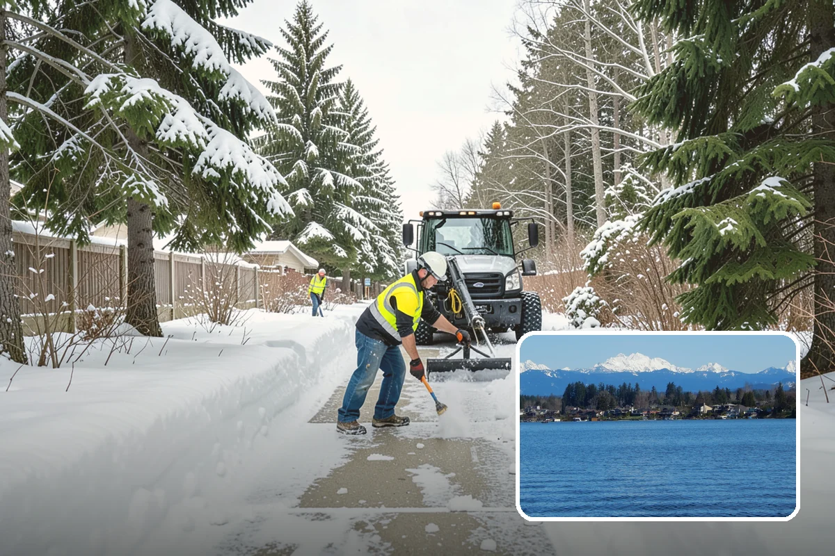 Wheelchair Access Clearing in Lake Stevens, Snohomish County, WA - Maintains a continuous, unbroken accessible route