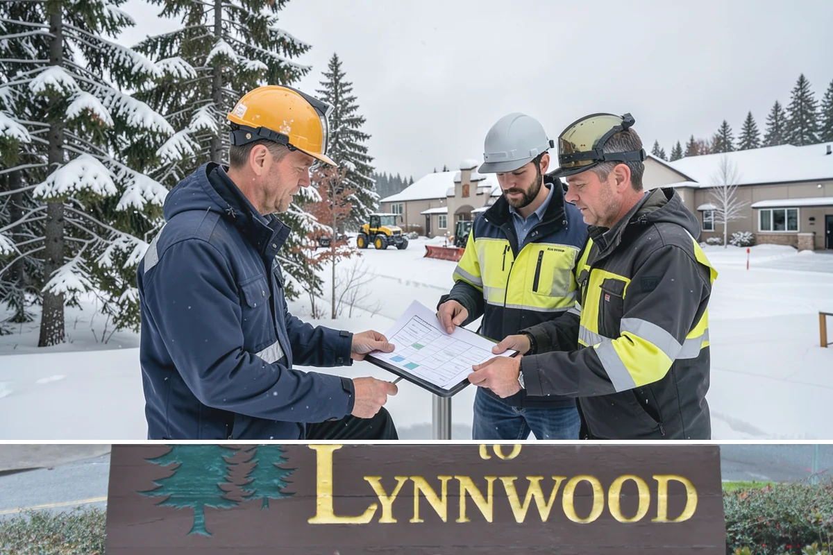 Wheelchair Access Clearing in Lynnwood, Snohomish County, WA - Wheelchair access clearing must be maintained all season, with fast response whenever any part of the route becomes impassable.