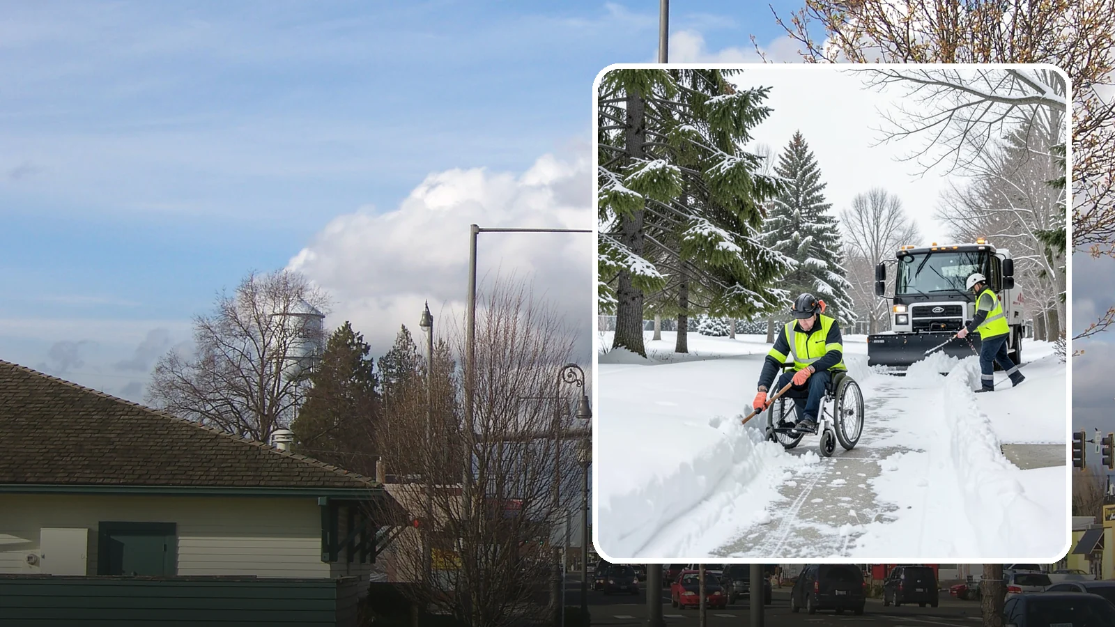 Wheelchair Access Clearing in Marysville, Snohomish County, WA - We clear the complete wheelchair-accessible route so mobility-device users can move safely across the property.