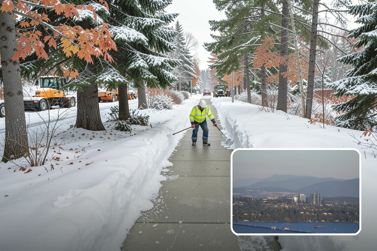 Wheelchair Access Clearing in Medina, King County, WA - Maintains a continuous, unbroken accessible route