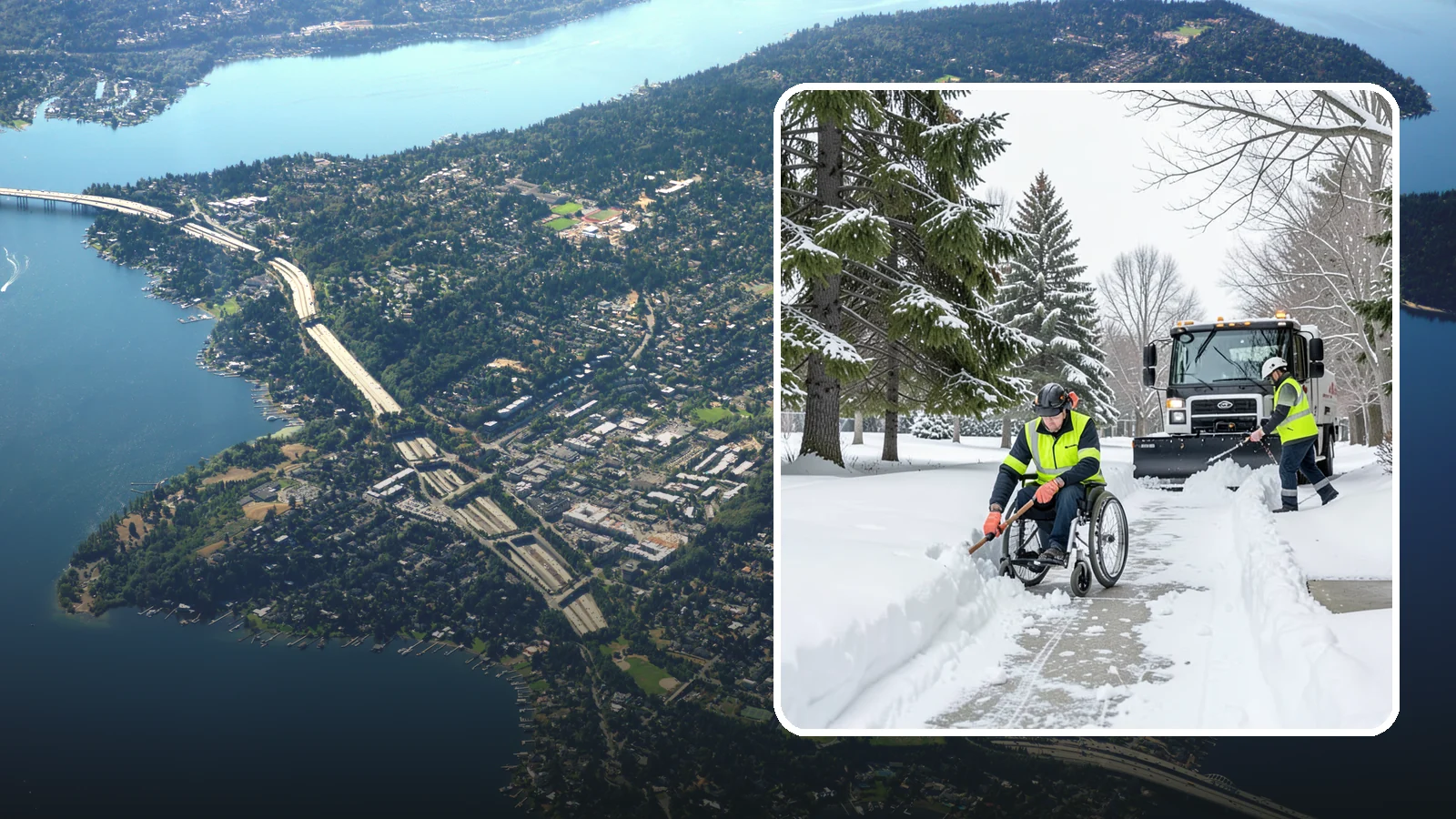 Wheelchair Access Clearing in Mercer Island, King County, WA - We clear the complete wheelchair-accessible route so mobility-device users can move safely across the property.
