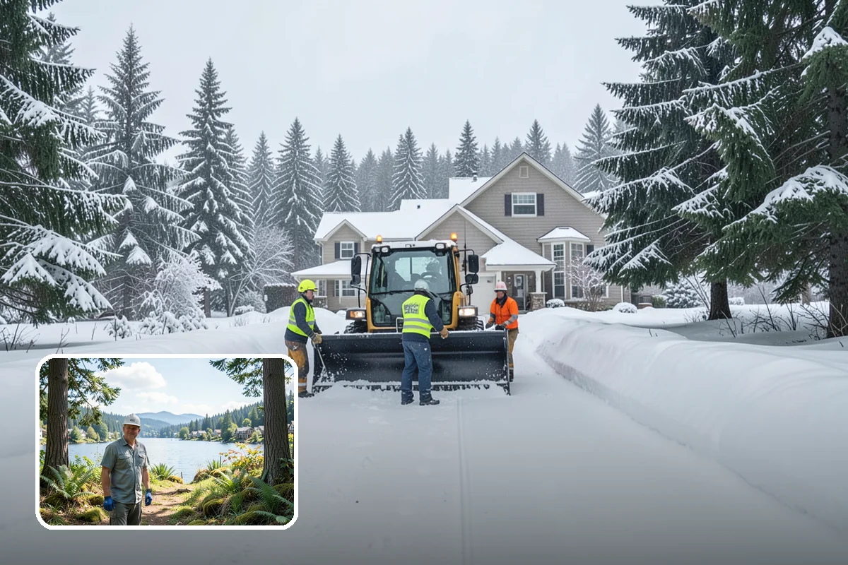 Wheelchair Access Clearing in Milton, King County, WA - Maintains a continuous, unbroken accessible route