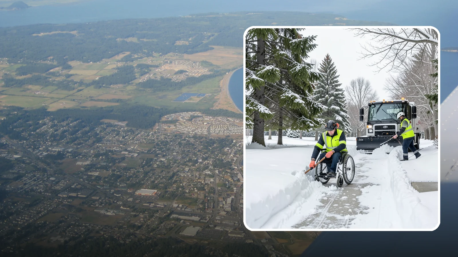 Wheelchair Access Clearing in Oak Harbor, Island County, WA - We clear the complete wheelchair-accessible route so mobility-device users can move safely across the property.