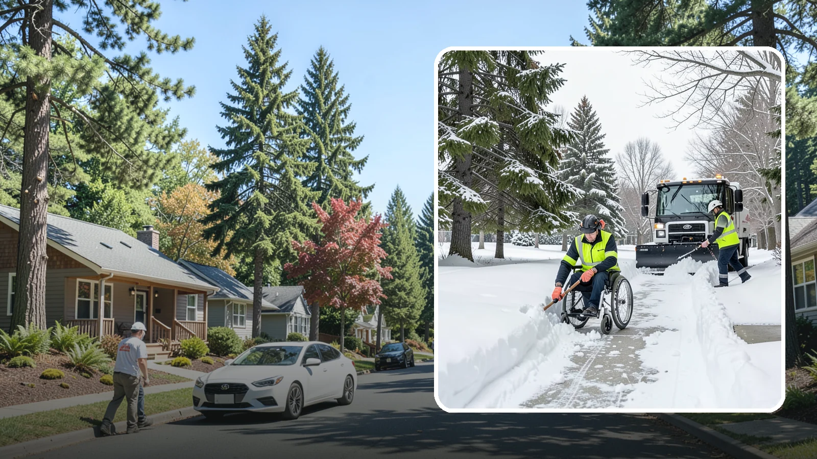 Wheelchair Access Clearing in Orting, Pierce County, WA - We clear the complete wheelchair-accessible route so mobility-device users can move safely across the property.