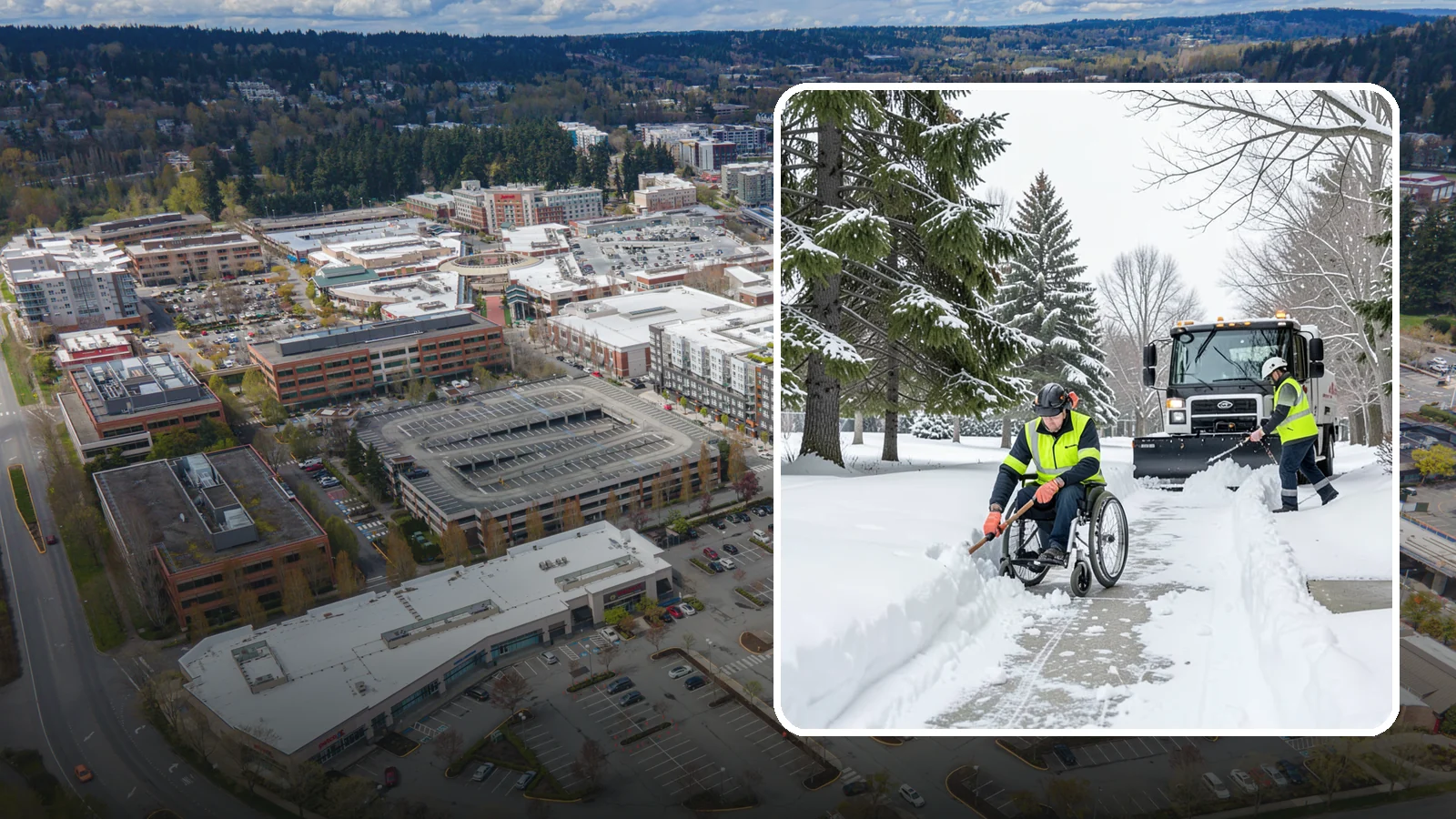 Wheelchair Access Clearing in Redmond, King County, WA - We clear the complete wheelchair-accessible route so mobility-device users can move safely across the property.