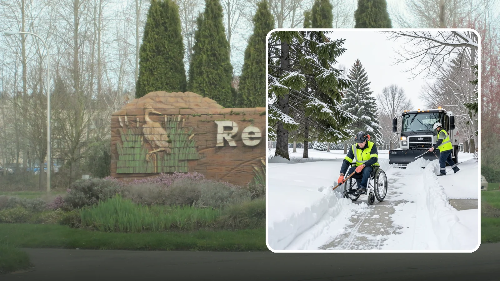 Wheelchair Access Clearing in Renton, King County, WA - We clear the complete wheelchair-accessible route so mobility-device users can move safely across the property.