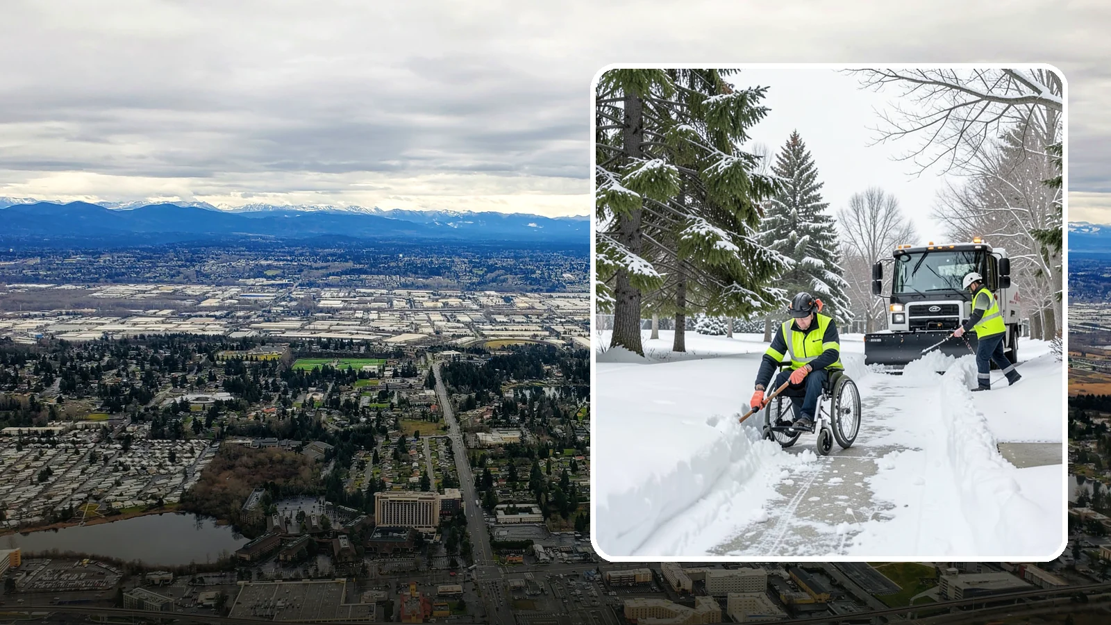 Wheelchair Access Clearing in SeaTac, King County, WA - We clear the complete wheelchair-accessible route so mobility-device users can move safely across the property.
