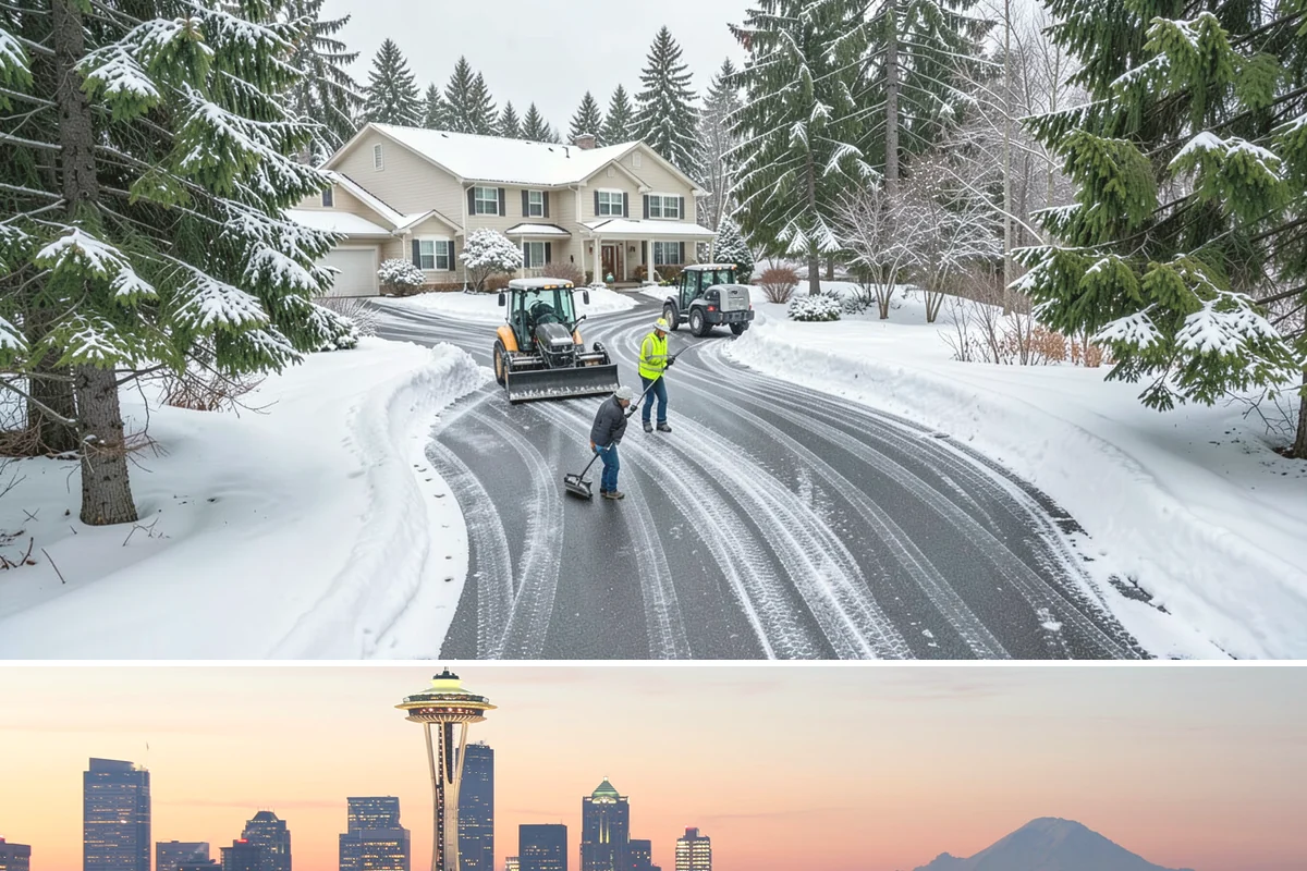 Wheelchair Access Clearing in Seattle, King County, WA - Wheelchair access clearing must be maintained all season, with fast response whenever any part of the route becomes impassable.