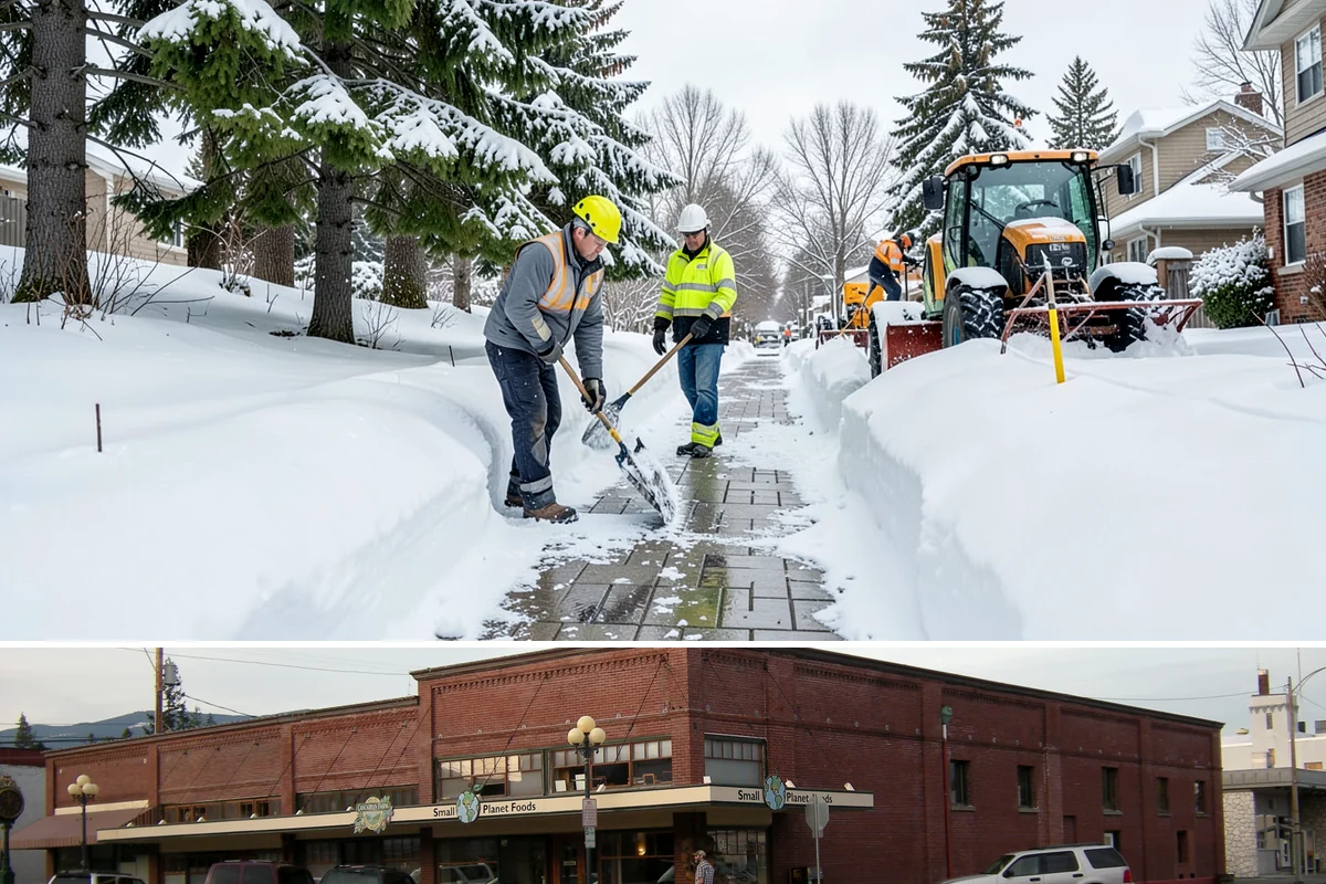 Wheelchair Access Clearing in Sedro-Woolley, Skagit County, WA - Wheelchair access clearing must be maintained all season, with fast response whenever any part of the route becomes impassable.