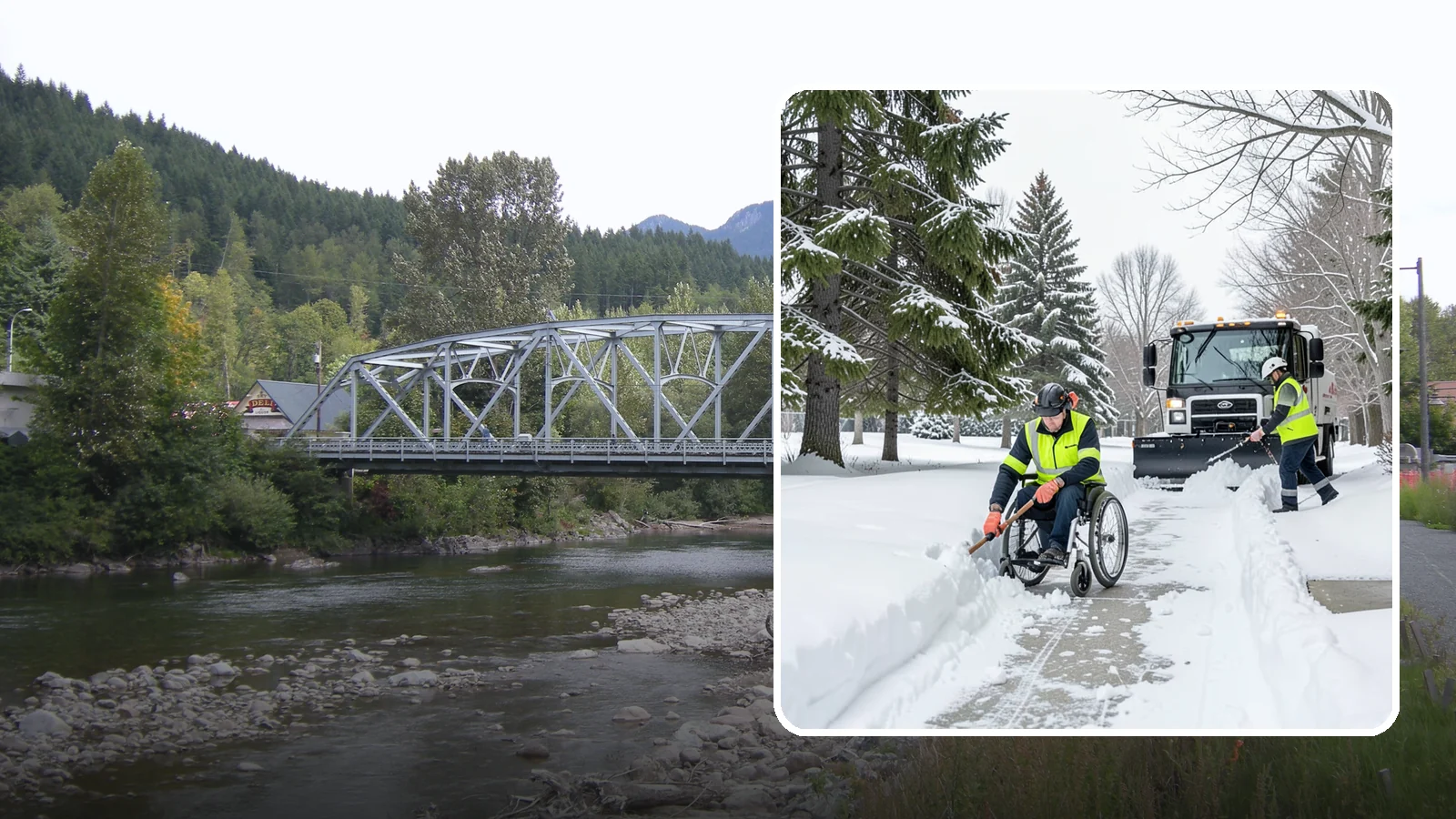 Wheelchair Access Clearing in Skykomish, King County, WA - We clear the complete wheelchair-accessible route so mobility-device users can move safely across the property.