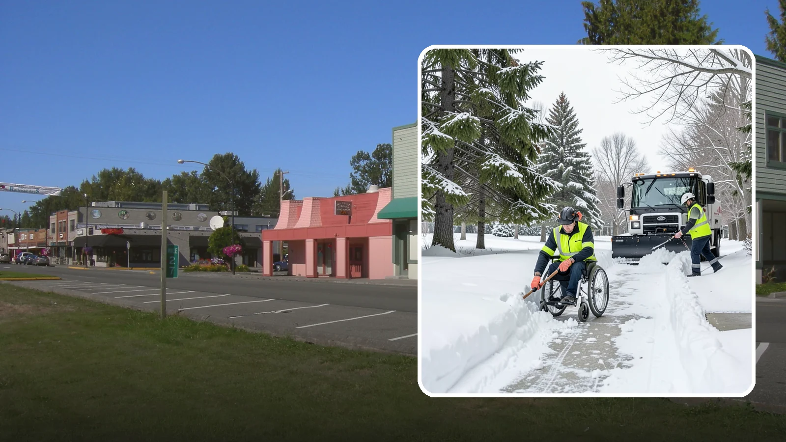 Wheelchair Access Clearing in Snoqualmie, King County, WA - We clear the complete wheelchair-accessible route so mobility-device users can move safely across the property.
