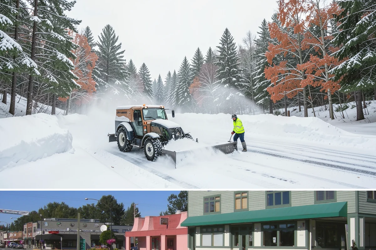 Wheelchair Access Clearing in Snoqualmie, King County, WA - Wheelchair access clearing must be maintained all season, with fast response whenever any part of the route becomes impassable.