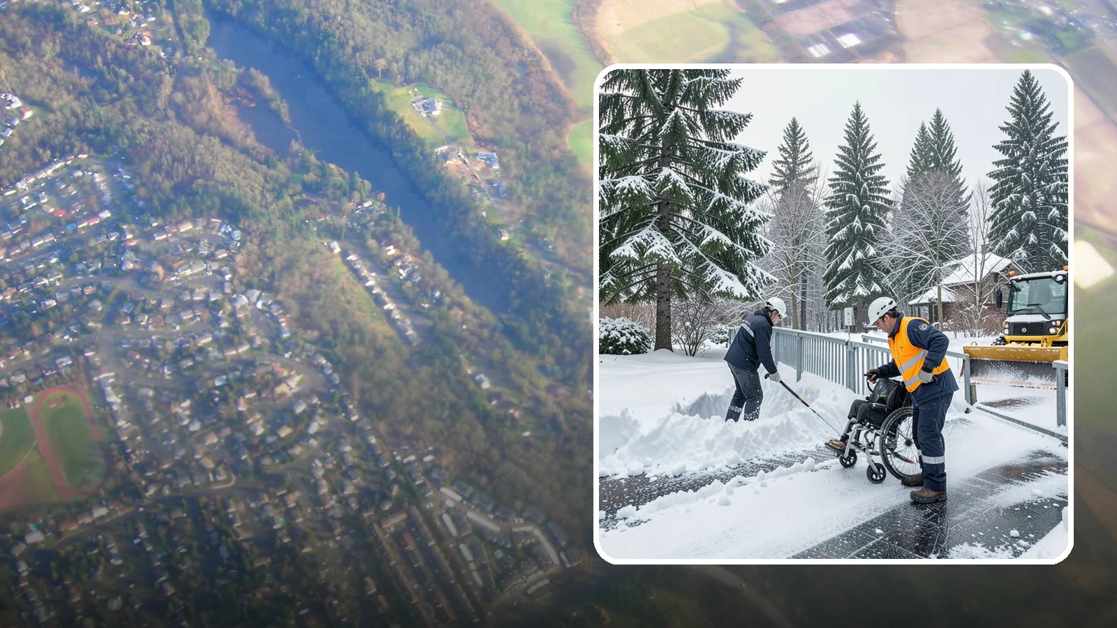 Wheelchair Ramp Snow Removal in Algona, King County, WA - We clear wheelchair ramps to full width and treat them for traction so they stay safely usable in Western Washington winters.