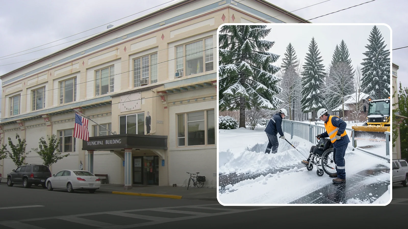 Wheelchair Ramp Snow Removal in Anacortes, Skagit County, WA - We clear wheelchair ramps to full width and treat them for traction so they stay safely usable in Western Washington winters.