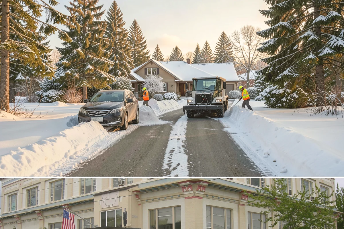 Wheelchair Ramp Snow Removal in Anacortes, Skagit County, WA - Serviced first after each snowfall through the winter months when shaded ramps ice quickly.