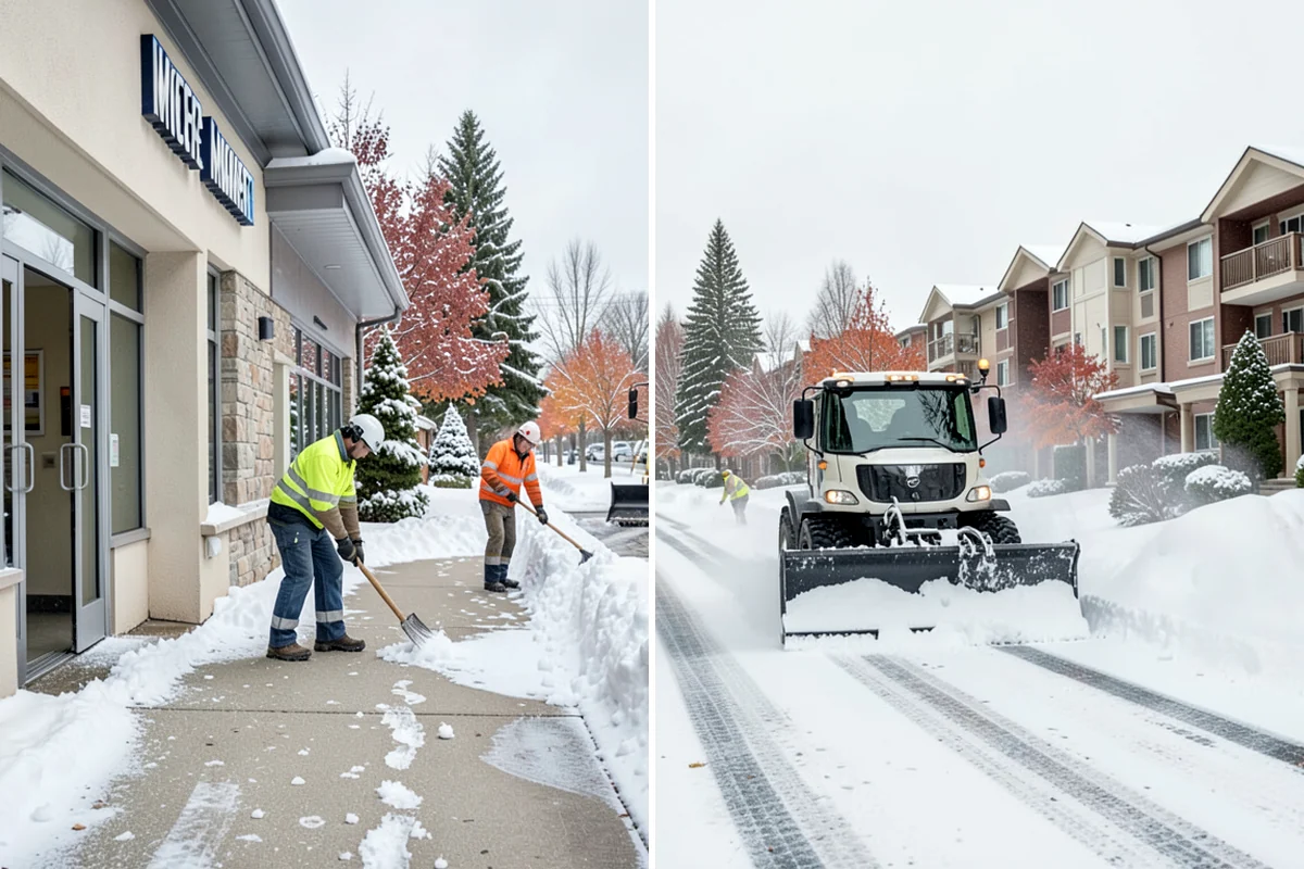 Wheelchair Ramp Snow Removal in Arlington, Snohomish County, WA - Locate the ramp, landings, and transitions