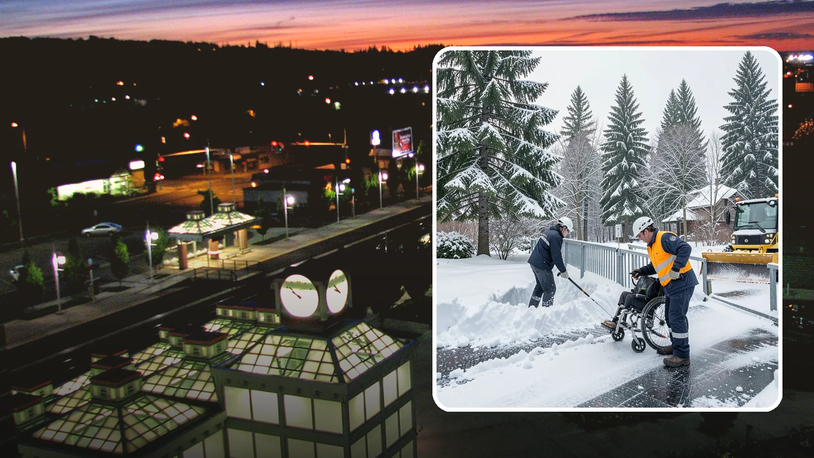 Wheelchair Ramp Snow Removal in Auburn, King County, WA - We clear wheelchair ramps to full width and treat them for traction so they stay safely usable in Western Washington winters.