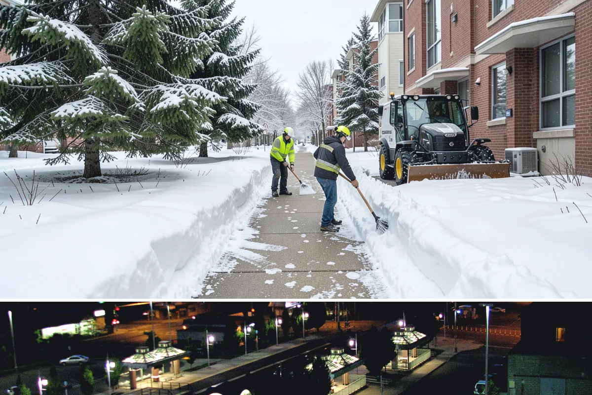 Wheelchair Ramp Snow Removal in Auburn, King County, WA - Serviced first after each snowfall through the winter months when shaded ramps ice quickly.